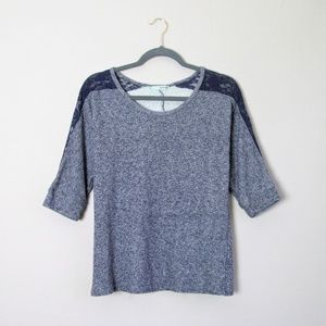 Maurices blue dolman sleeve shirt